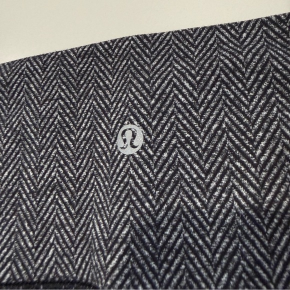 Lululemon Wunder Under HighRise Pant Leggings Womens 6 Heather Black Herringbone - Picture 10 of 11